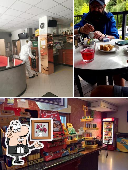 Dai un'occhiata agli interni di bar tabacchi Le Colonne di Carrelli Davide