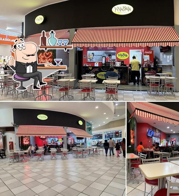 O interior do Kanban Pastelaria