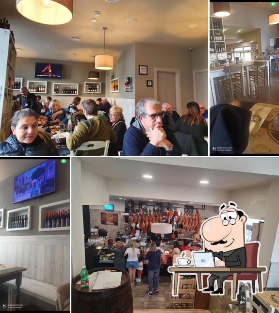 Gli interni di Trattoria Da Maresca