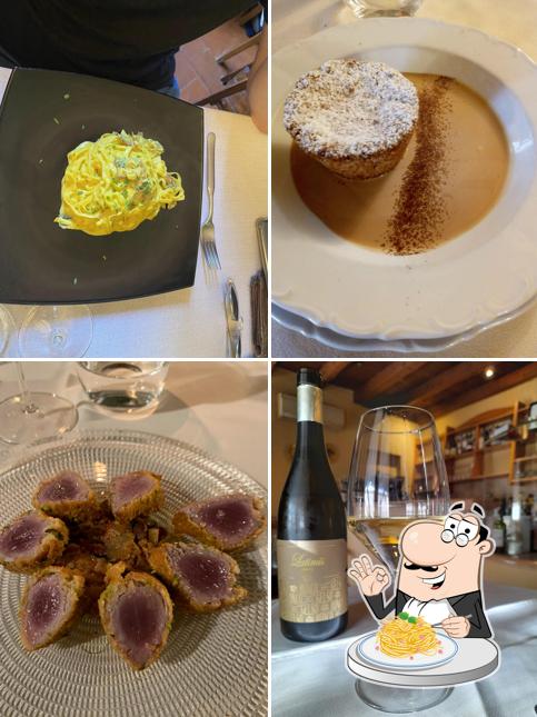 Spaghetti alla carbonara al Osteria Da Conte