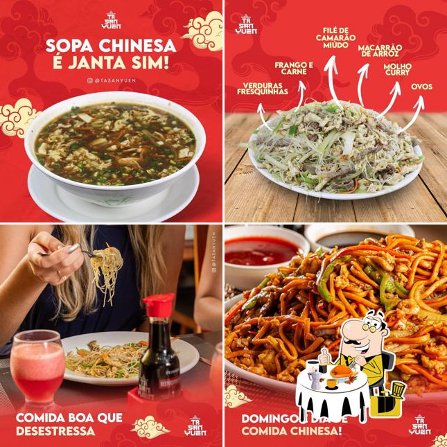 Comida em Restaurante Ta San Yuen