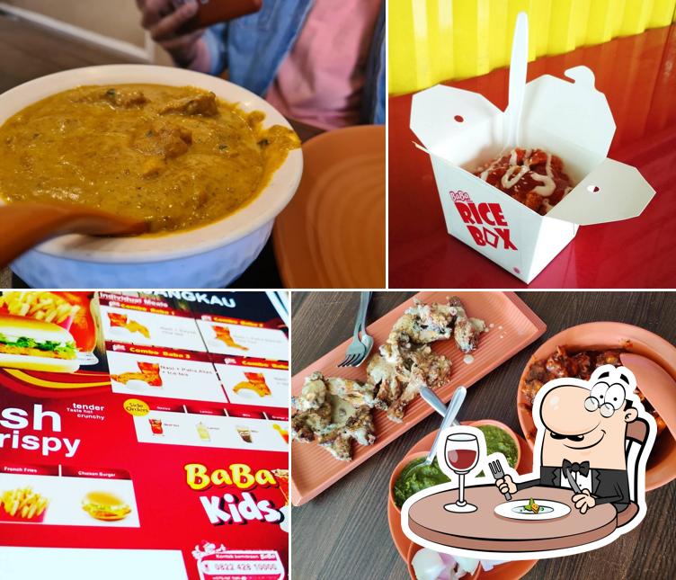 Food at Baba Chicken
