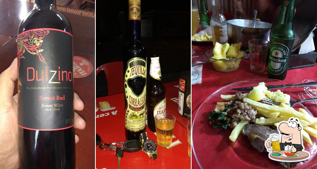 Desfute uma tulipa de cerveja leve ou escura