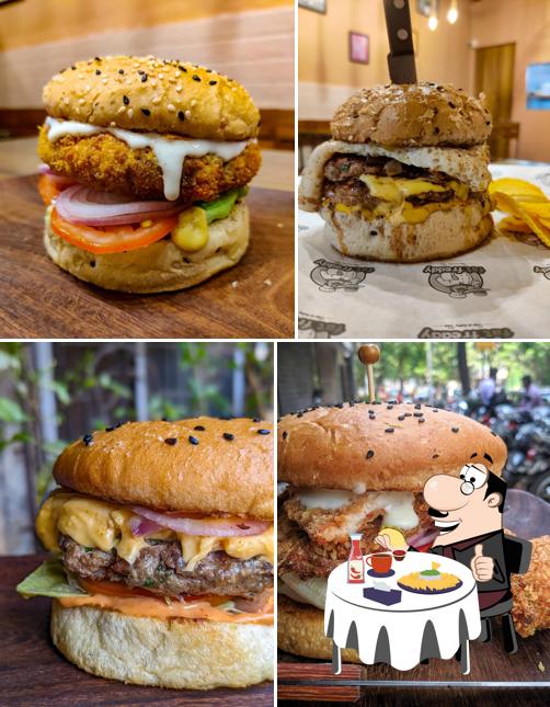 Hamburger at 39F, Burger Bay (Formerly Fat Freddy)