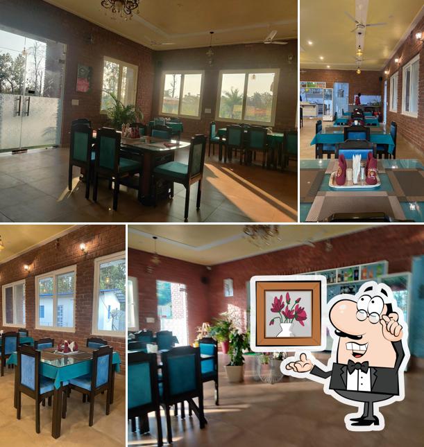 Take a seat at one of the tables at The Birsani Cafe