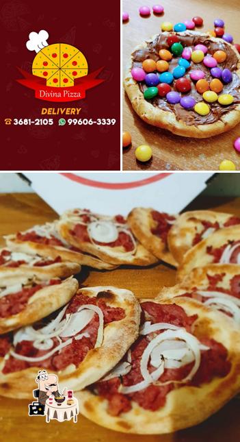 Comida em Divina Pizza