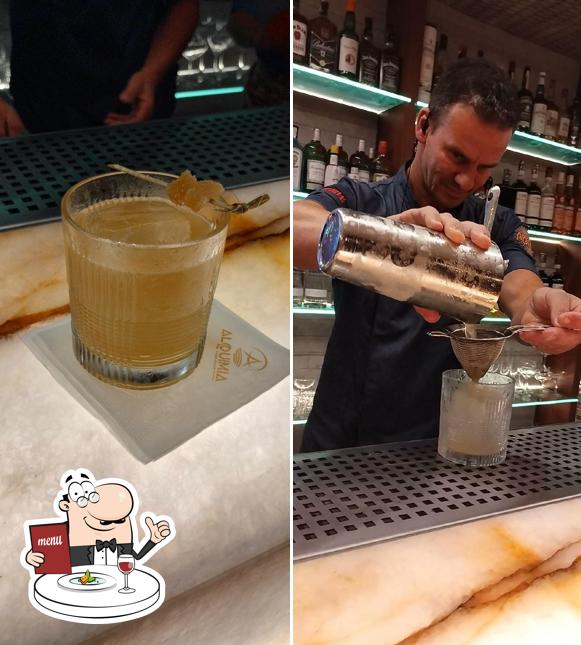 Platos en Alquimia Cocktail Bar