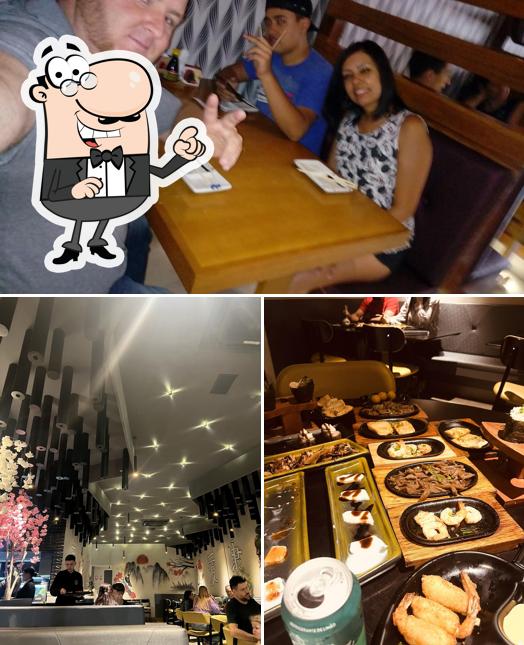 O interior do Ayumi Sushi Prime