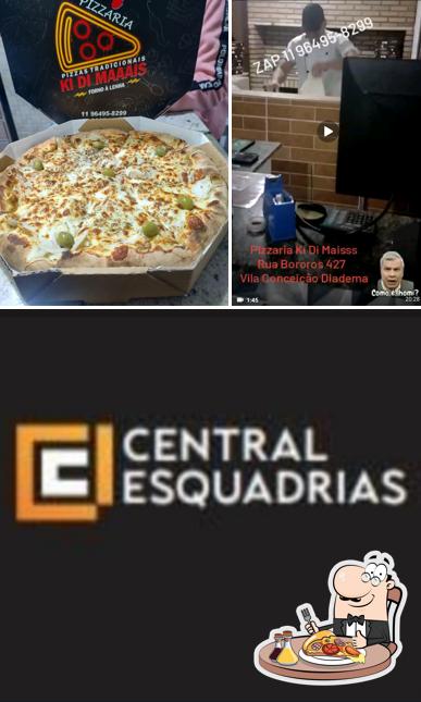Peça diferentes tipos de pizza