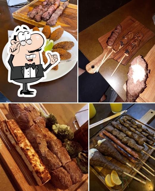 O interior do Maryas Espeto Gourmet (Marias)