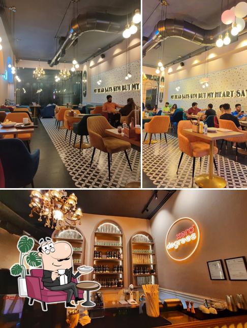 Take a seat at one of the tables at Xero Degrees