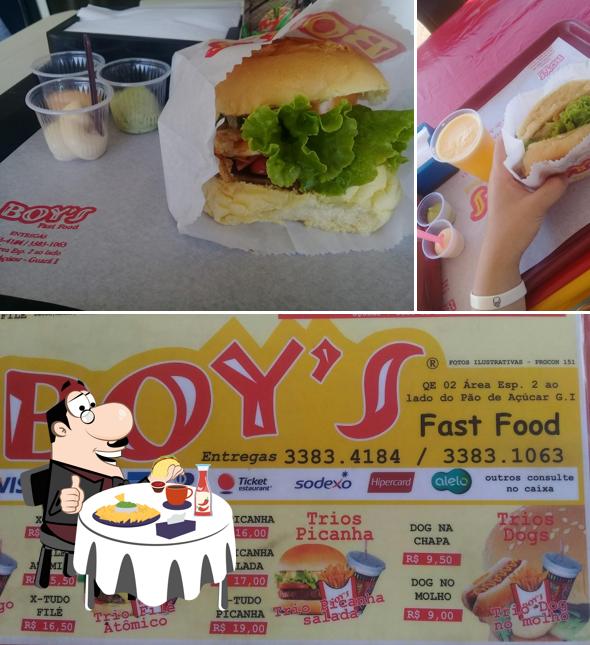 Os hambúrgueres do Lanchonete Boy's irão saciar uma variedade de gostos