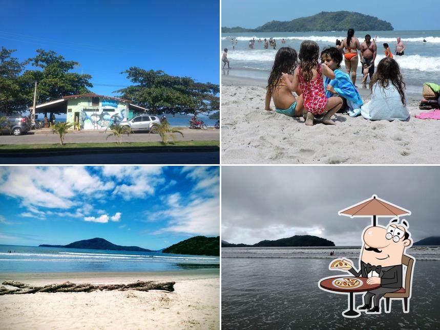 a parte exterior é uma característica importante do Quiosque Brek & Pare