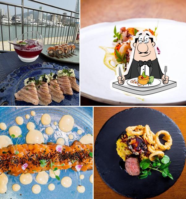 Comida em Zephyr Seafood & Sushi