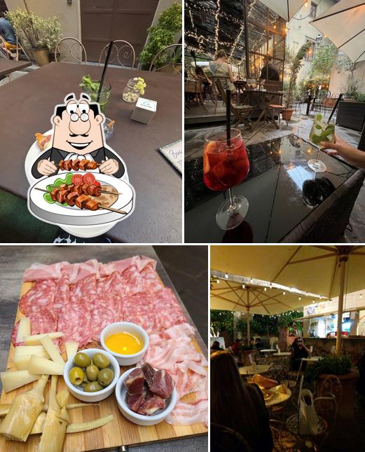 Cibo al Serre Torrigiani in Piazzetta