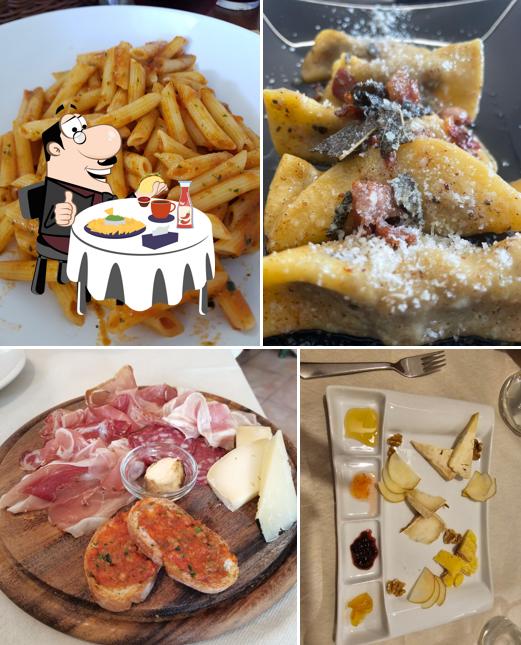 Piatto di formaggi al Osteria Barabitt