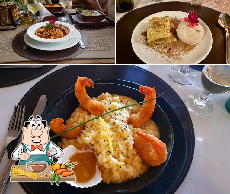 Esparguete à bolonhesa em Villa Tevere