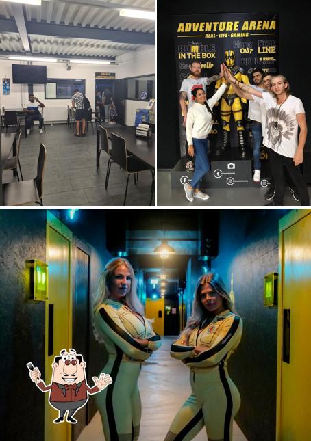 Tra le diverse cose da Adventure Arena Luzern si possono trovare la cibo e interni