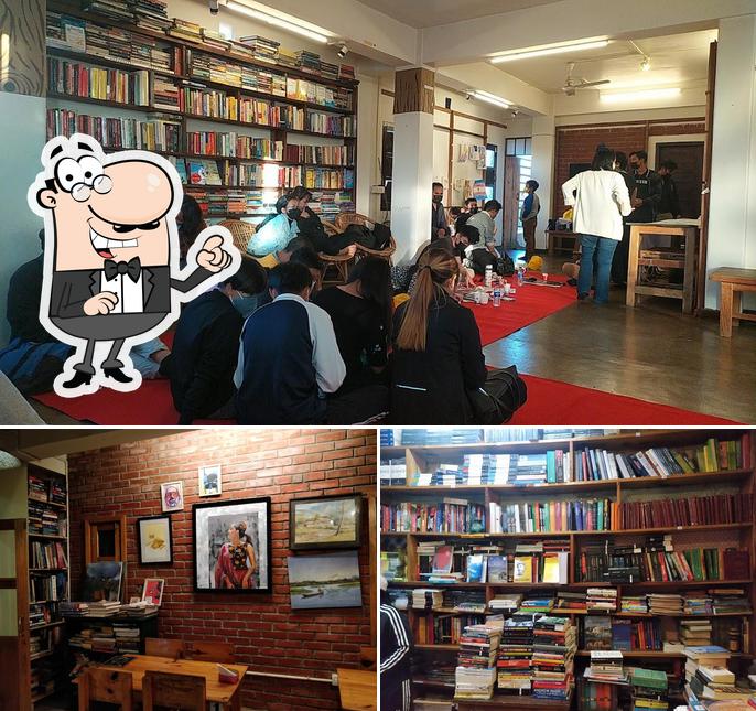 The interior of Books & Coffee