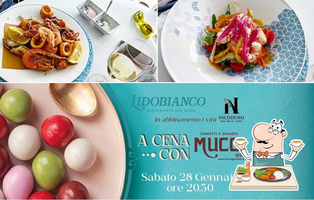 Platti al Ristorante Lido Bianco