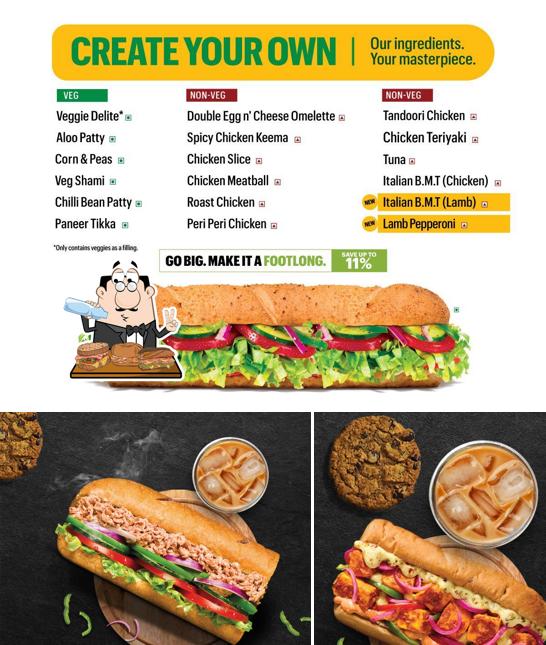 Order a sandwich at Subway Centre Prime Mall Solan