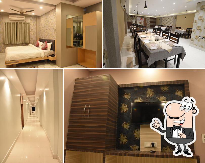 The interior of Palm Tree Inn, Hotel in Deoghar Near Jasidih Railway Station