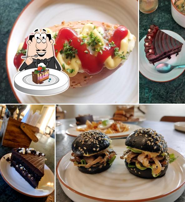 Chocolate cake at The Table at Splatter