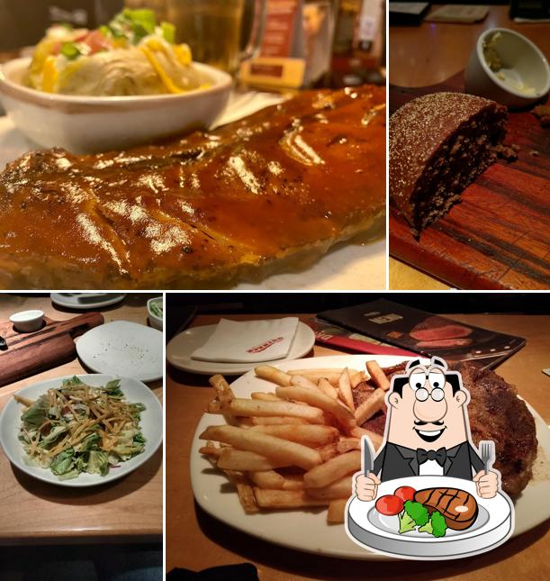 Bife em Restaurante Outback Steakhouse