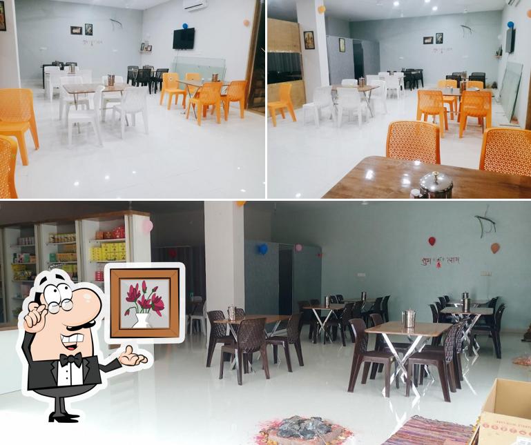 The interior of Shree sankalp gavyamrit restaurant