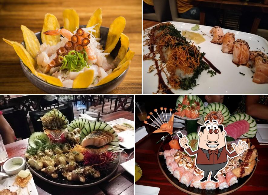 Comida em Ryori Buganvília