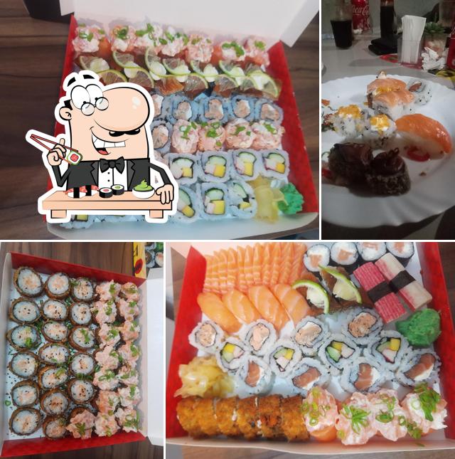 No Sushi do felix, você pode provar sushi