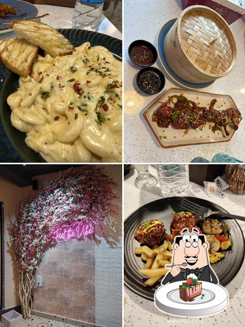 Chocolate cake at Cafe Vibe - Best Restaurant and Rooftop Cafe at Arambagh