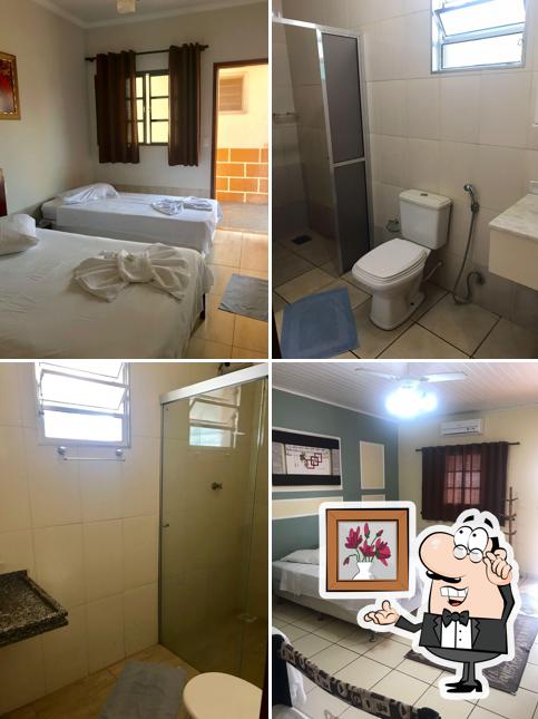 O interior do Restaurante e Pousada Os Galeguinhos