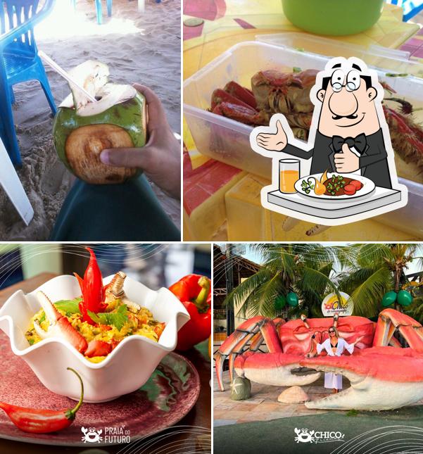 Comida em Chico do Caranguejo Praia
