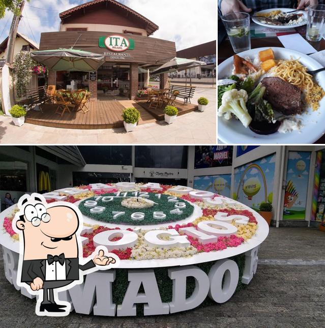 Sente em uma das mesas no Ita Restaurante São Pedro – Buffet de Almoço em Gramado