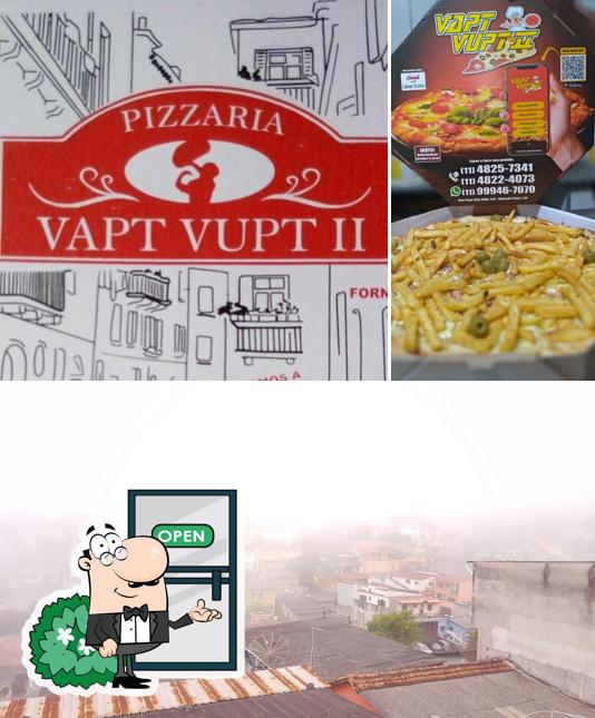 O exterior do Disk Pizza Vapt Vupt