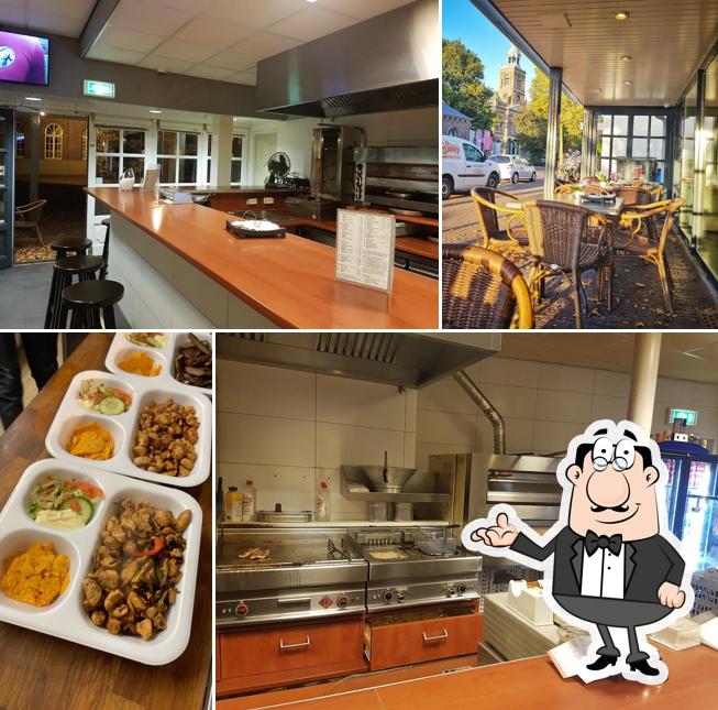 Installez-vous à l'une des tables de Eethuis Saray