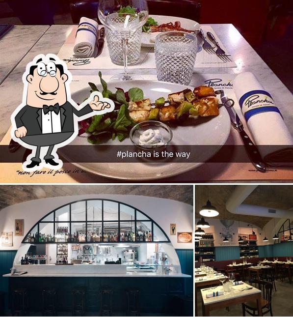 Gli interni di Plancha