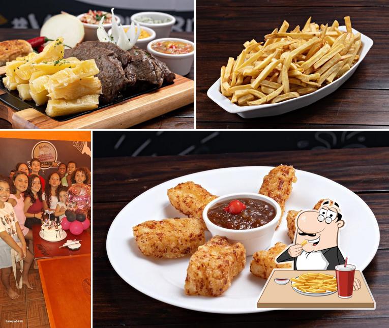 Batata frita em Brother's Espetaria Rodízio tudo incluso em Santos