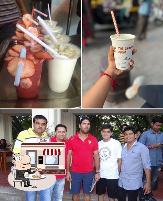 The exterior of Chowpatty Juice Center