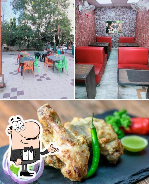 The picture of interior and food at Taste Of Lucknow (Veg &NonVeg Restaurant)