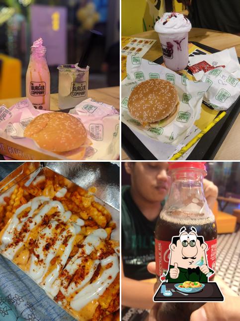 Food at The Burger company