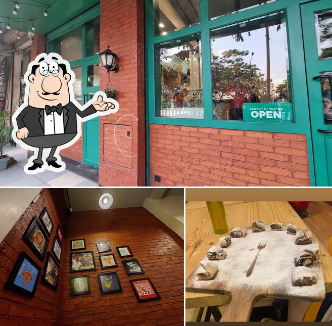 The interior of 1441 Pizzeria Mira Road