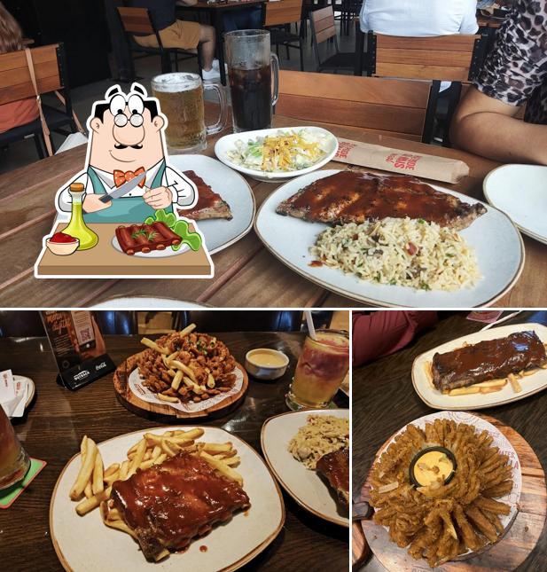 Costelas de porco em Restaurante Outback Steakhouse