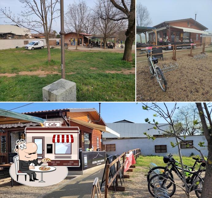 Goditi la vista dagli esterni di Bicigrill Parco Sangone (bar & ciclofficina)