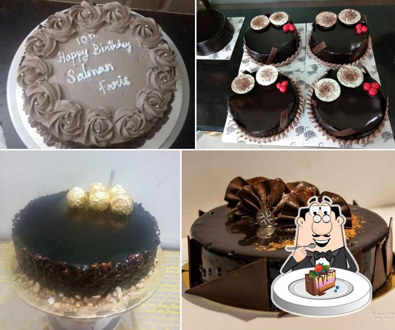 Chocolate cake at 7 Bakes Deralakatte