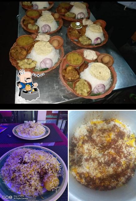 The picture of food and dining table at J & S Restaurant