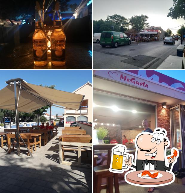 Puoi goderti un rinfrescante bicchiere di birra chiara o scura