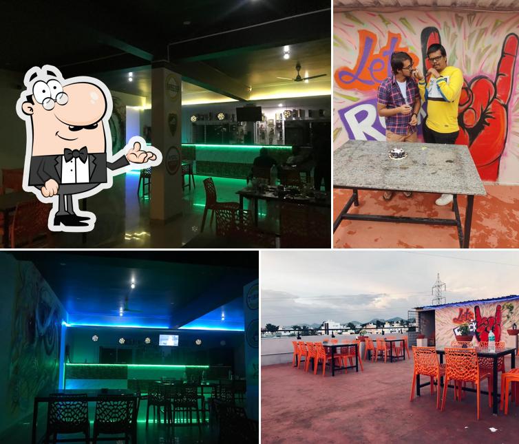 The interior of Shree Resto bar