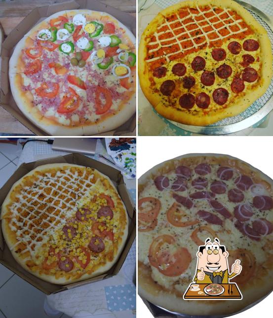 Experimente pizza no Delicias da Liane